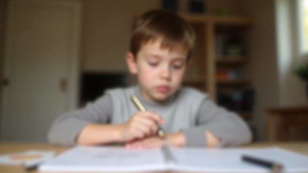 Adolescent avec documents financiers